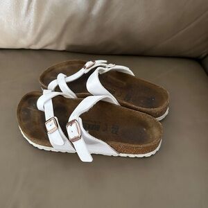 Birkenstock White Sandals